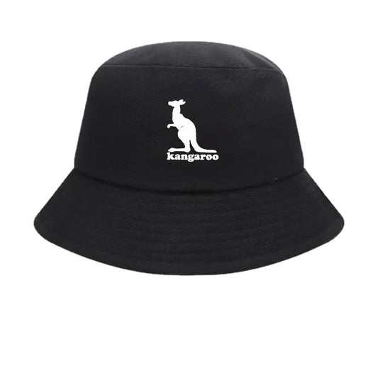 Aussie Hat Black Kangaroo