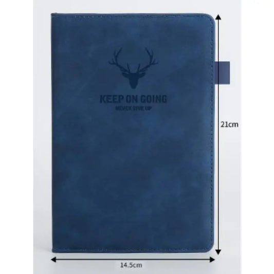 Journal Keep On Going in Blue