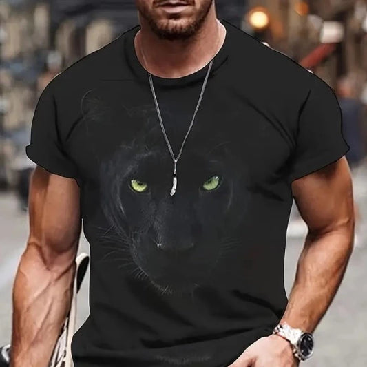 Mens T Shirt Black Panther XL