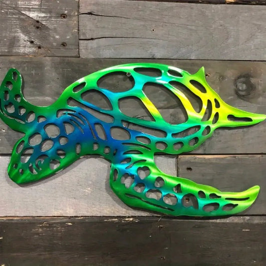 Wall deco sea turtle muticolor